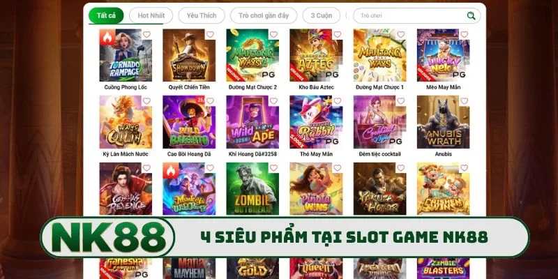 Slot Game NK88 - Đấu Trường Cực Cháy Vạn Người Săn Lùng 1 4 siêu phẩm hấp dẫn tại slot game NK88