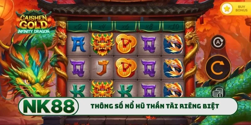 Nổ Hũ Thần Tài Mở Ra Kho Báu Phát Tài Phát Lộc 2026 2 Thông số nổ hũ Thần Tài riêng biệt
