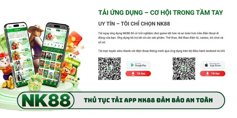 Tải App NK88 1 Thủ tục tải app NK88 đảm bảo an toàn